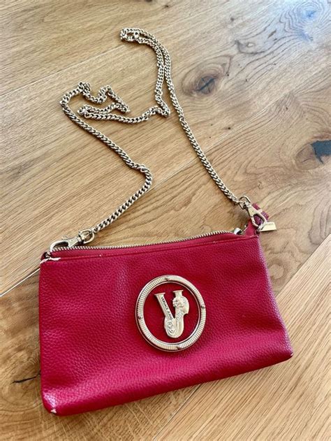 versace jeans tasche bordeaux|Versace Jeans bag.